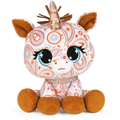 Imagen de Paw Patrol P.Lushes Peluche Oficial de P.Lushes, diseño Unicornio Sally Mustang, Suave y Elegante, Cachemira, 15.2 cm, para niñas niños a Partir 3 años