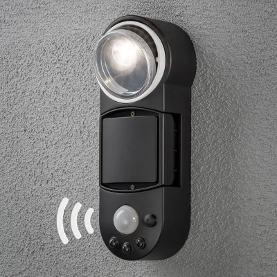 Imagen de Konstsmide Aplique para exterior LED Prato con sensor, 10 cm