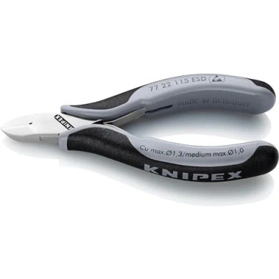 Imagen de Knipex Cizalla para chapa Niquelado, con fundas multicomponentes 280 mm 90 55