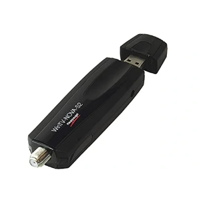 Imagen de Hauppauge WinTV Nova S2 01676 Sintonizador de TV USB HD, televisión satelital digital DVB y S para computadora portátil o PC
