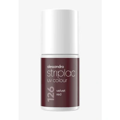 Imagen de alessandro Striplac UV Colour Esmalte de uñas, Talla: 6.5 ml, Velvet red