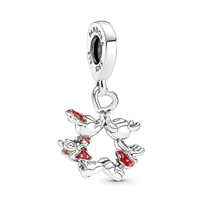 Imagen de PANDORA Charm colgante 790075C01 Beso Disney