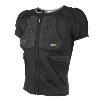 Imagen de O&#039;Neal Chaqueta Protectora de Motocross Enduro Cómoda, Malla elástica 4 vías/Lycra, Espuma Poliuretano Manga BP Adultos Negro Talla XL