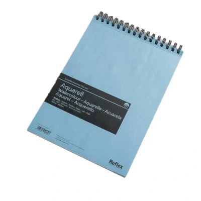 Imagen de Schoellershammer Bloc de acuarela A4, 30 hojas, encuadernado en espiral, papel blanco 300 g/m², VF5004058