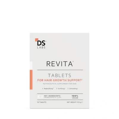 Imagen de DS Laboratories Revita Complemento Nutricional Anticaída Pelo, 30 Comprimidos con Melatonina, Biotina y Vitamina D, Detiene la Caída, Favorece el Crecimiento del Cabello, Mantiene Cabello Sano