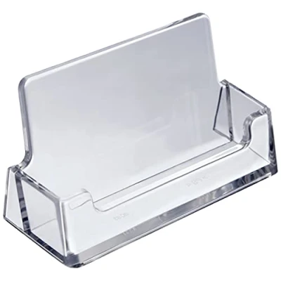 Imagen de Taymar® Portatarjetas de visita en formato horizontal, DIN A8 (95 x 52 mm), transparente