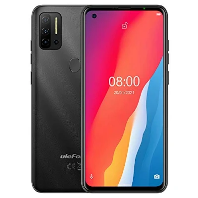 Imagen de Ulefone Android 11 Teléfono Móvil Libres, Note 11P 4G Smartphone,Helio P60 Octa Core 8GB+128GB,Dual SIM+ Dedicada SD Extensión 2TB, Cámara Cuatro 48MP, Pantalla HD+ 6.55&#039;&#039;, GPS Huella Digital Negro