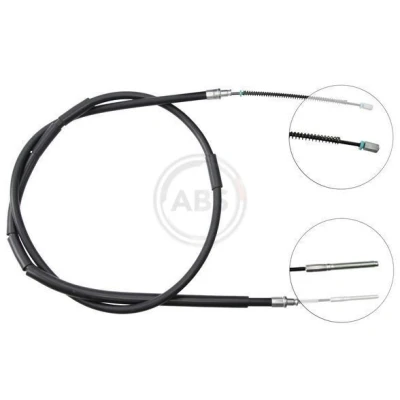 Imagen de A.B.S. K12686 Cable de Freno Mano 1752 Tambor para dirección izquierda/derecha