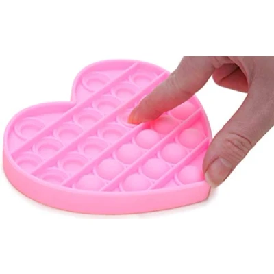 Imagen de Toyland® Push Bubble Pop It&#039; Sensory Fidget Toy Mucha elección (corazón Rosa)