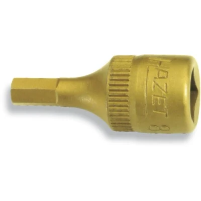 Imagen de HAZET 8501 8 Piezas insertables de llave cubo DIN7422 Acero cromo vanadio Hexágono interior