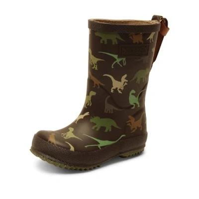Imagen de Bisgaard Basic BOOT Unisex Botas de agua para niños, Talla: 22, Brown dino Zapatos