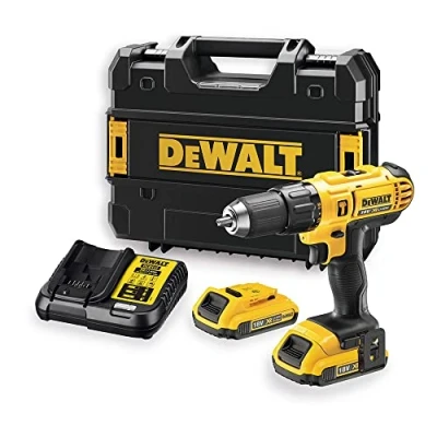 Imagen de S.OF. TALADRO PERCUTOR XR 18V 13mm 2 BATERIAS Y MALETIN DCD776D2T QW DEWALT