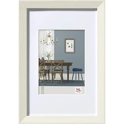 Imagen de walther design EF045W Marco de madera Fiorito 30x45 cm, blanco