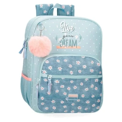 Imagen de Movom Live Your Dreams Mochila Escolar Adaptable a Carro Verde 30x38x12 cms Poliéster 13,68L