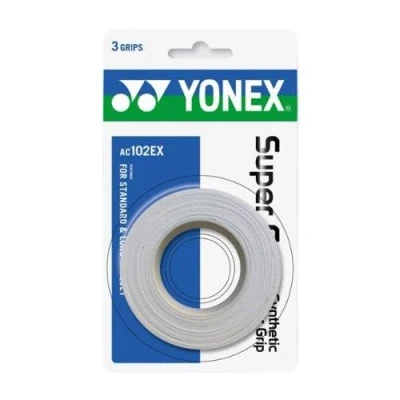 Imagen de YONEX Super Absorbent GRAP 3er Overgrips Antibacterial Coating White
