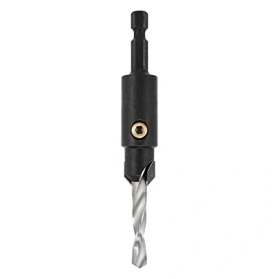 Imagen de Trend Snappy Avellanador TCT de 12,7 mm con taladro HSS acero 6 mm, longitud ajustable, sistema liberación rápida, SNAP/CS/6MMTC, color plateado