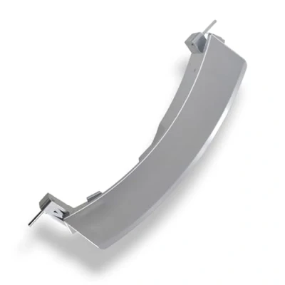 Imagen de DL pro Tirador de puerta para Bosch Siemens Constructa 648581 00648581, color plateado, mango plástico, abridor puerta, 23 x 9 4,2 cm, lavadora, secadora, secadora