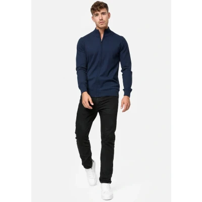 Imagen de Indicode Jeans LAU Sudadera con cremallera, Hombre, Talla: Small, Navy