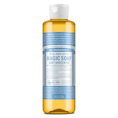 Imagen de Jabón de castilla Dr. Bronner. con ingredientes orgánicos, 240 ml