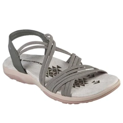 Imagen de Skechers Reggae TURN IT UP Sandalias de senderismo, Mujer, Talla: 41, Olive Zapatos
