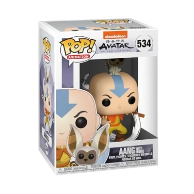 Imagen de Pop Avatar Aang with Momo Vinyl Figure