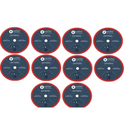 Imagen de WELLERWERKZEUGE 10 discos de 76 x mm diámetro para metal y acero inoxidable, accesorios amoladora angular batería mini como Bosch GWS 12,8 V 12