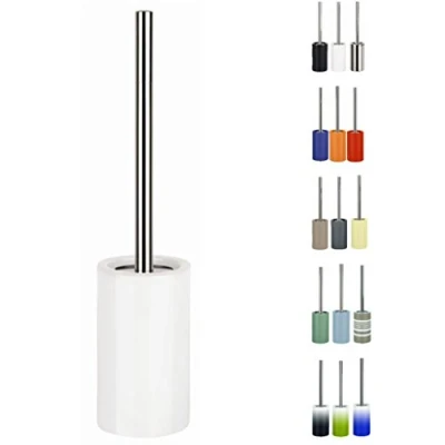 Imagen de Spirella Tube Escobilla para El Inodoro, Porcelana, Blanco, 10.5 X 42.0 Cm
