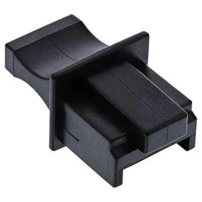 Imagen de InLine 59942E Juego de 100 cubiertas antipolvo para enchufe RJ45, color negro