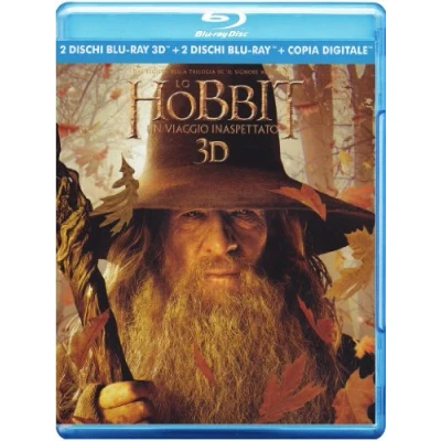 Imagen de Lo Hobbit Un Viaggio Inaspettato (2 Blu Ray 3D + 2 Copia Digitale);The An unexpected Journey;The Hobbit: journey [Italia] [Blu ray]