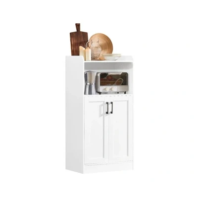 Imagen de Aparador cocina para microonda con 2 puertas fsb47 w sobuy
