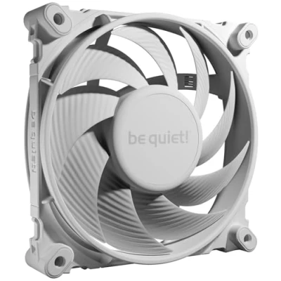 Imagen de be quiet! ventilador Silent Wings 4 120mm PWM White, aletas optimizadas, alto rendimiento extraordinario, presión de aire extremadamente alta, funcionamiento prácticamente inaudible, BL114