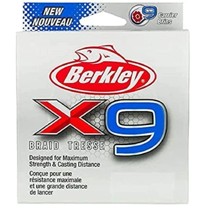 Imagen de Berkley x9 Línea Trenzada Crystal 2000m 0.14mm (14.2kg) Hilo trenzado