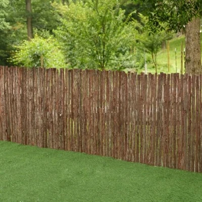 Imagen de casa.pro Valla de Corteza Zamora Ocultación Separador Ambientes para Jardín Terraza Balcón Patio Pantalla Privacidad 100 x 300 cm Natural