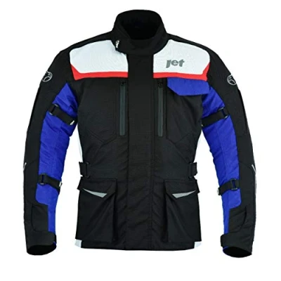 Imagen de Jet Chaqueta Moto Hombre Textil Impermeable con Armadura Aero Cool MERICANA (M (EU 48 50))
