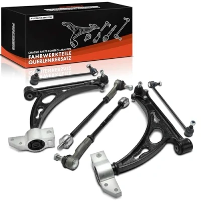 Imagen de Frankberg 10x Brazo guía transversal Satz Delantera Compatible con Golf Plus 5M1 521 All Motoren 2004 2013 A3 8P1 2003 2012 Leon 1P1 2005 Sustituir# 1K0407151AC