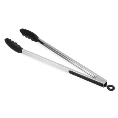 Imagen de HENDI pinzas de servir, aptas para el lavavajillas, con tenazas silicona resistentes al calor, sistema bloqueo, cocina, alimentos, asar, (L)445mm