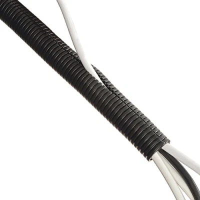 Imagen de D Line CTT1.1B, Tubo flexible de plástico corrugado para cables eléctricos 32mm Diámetro x 1.1m longitud Nero