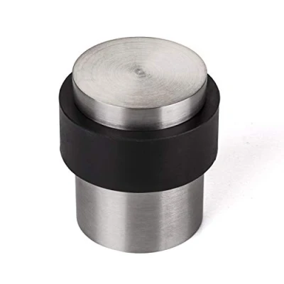 Imagen de 1 x SOTECH Tope de puerta THOR altura 40 mm Acero inoxidable macizo real para Montaje en suelo