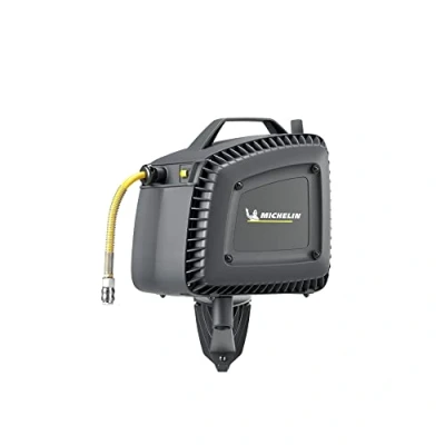 Imagen de MICHELIN Compresor de Aire Monoblock 1.5HP CA MBL GO con Enrollador y Soporte Uso Doméstico, Plug and Play