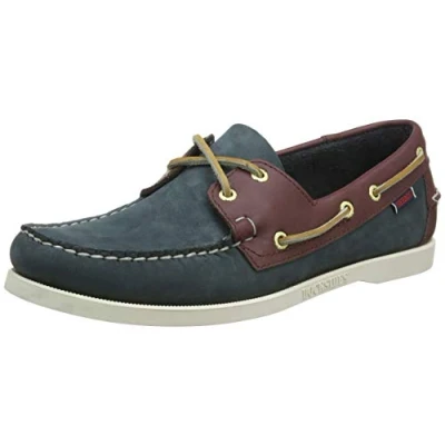 Imagen de Sebago Portland Spinnaker Nbk Fgl, Náuticos para Hombre, Multicolor (Azul Marino Marrón Oscuro Verde Petróleo), 39 EU