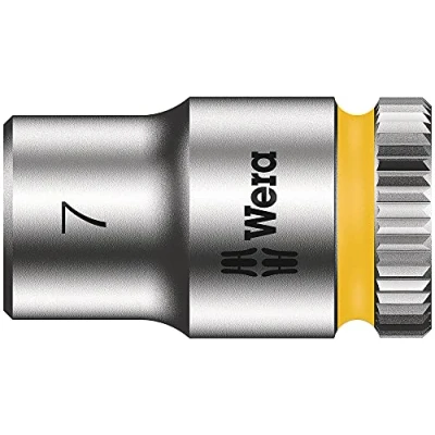 Imagen de WERA 05003506001 8790 HMA Zyklop Nuss 7,0 Llave de vaso con arrastre 1/4&quot;