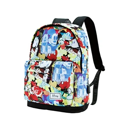 Imagen de Karactermania Mickey Mouse Buddies HIGH School Mochila para niños, Talla: One Size, Multicolor