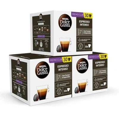 Imagen de Cápsulas monodosis Nescafé Dolce Gusto Magnum Espresso Intenso, Arábica y robusta, 30 Unidades