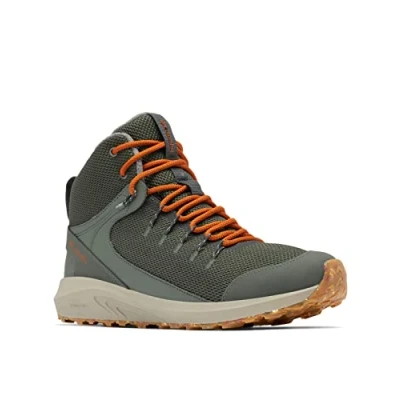 Imagen de Columbia TRAILSTORM MID WATERPROOF OMNI HEAT Botas Montaña De Senderismo Y Trekking impermeables Hombre , Verde (Gravel x Warm Copper), 40 EU