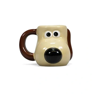 Imagen de Half Moon Bay Taza Aardman Wallace y Gromit desayuno 3D mini cerámica 110 ml te café Licencia oficial