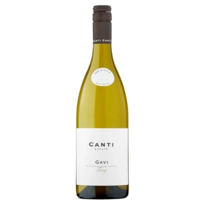 Imagen de Canti Gavi D.O.C.G., Vino Blanco Seco Italiano 12,5%, Uvas Cortese de Piemonte, Sabor Floral, Cítrico y Mineral, 1x750 ml