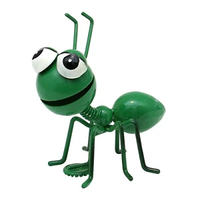 Imagen de Dekohelden24 Imán de Metal para Nevera, Dimensiones (Largo x Ancho Alto): 7 7,5 8,5 cm, diseño Hormigas Verdes