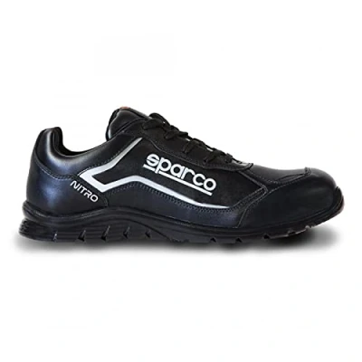 Imagen de Sparco Teamwork Scarpa Antinfortunistica Da Lavoro Bassa per UOMO E Donna Nitro S3 SRC, Botas de Seguridad y contra Incendios Unisex Adulto, Nero/Nero, 38 EU