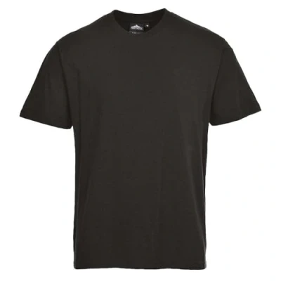 Imagen de Portwest Camiseta Premium Turín, Tamaño: M, Color: Negro, B195BKRM