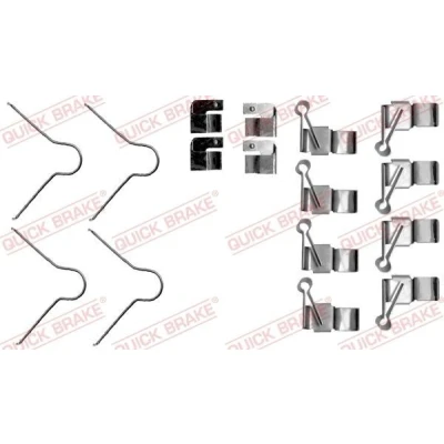 Imagen de QUICK BRAKE 109 1895 Kit de accesorios, pastillas frenos TOYOTA: Hiace 4 Bus